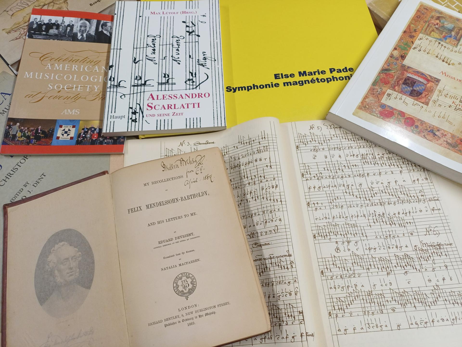 A large amount of music literature